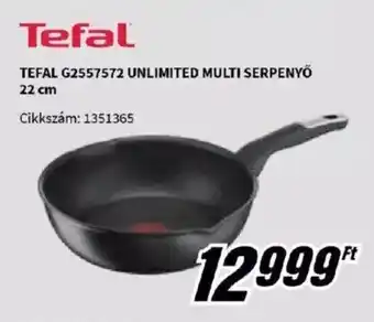MediaMarkt TEFAL G2557572 UNLIMITED MULTI SERPENYŐ 22 cm ajánlat