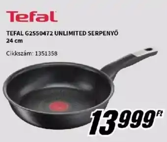 MediaMarkt TEFAL G2550472 UNLIMITED SERPENYŐ 24 cm ajánlat
