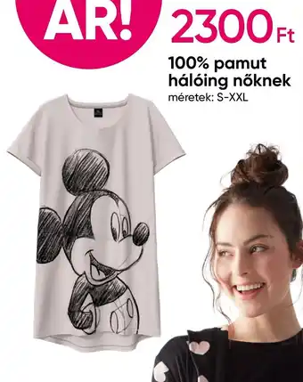 Pepco 100% pamut hálóing nőknek méretek: S-XXL ajánlat