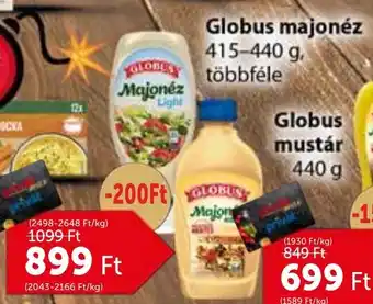 PRIVÁT Globus majonéz 415-440g ajánlat