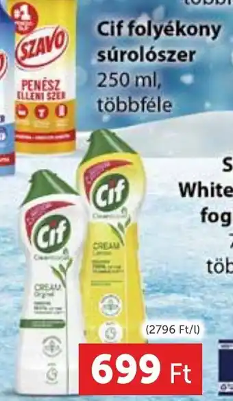 PRIVÁT Cif folyékony súrolószer 250ml ajánlat