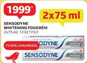 Auchan SENSODYNE WHITENING FOGKRÉM 2x75 ml ajánlat