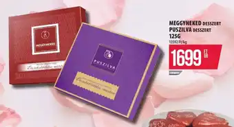 Coop MEGGYNEKED DESSZERT PUSZILVA DESSZERT 125g ajánlat