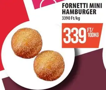 Coop FORNETTI MINI HAMBURGER ajánlat
