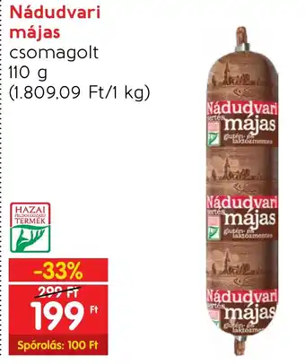 Spar Nádudvari májas 110g ajánlat