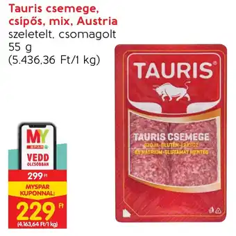 Spar Tauris csemege, csípős, mix, Austria 55g ajánlat