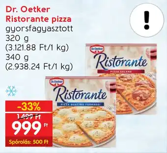Spar Dr. Oetker Ristorante pizza 320g ajánlat