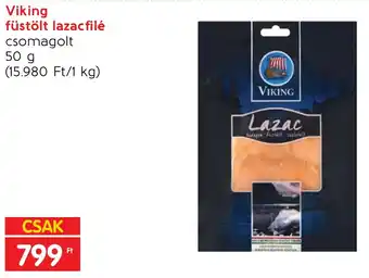 Spar Viking füstölt lazacfilé 50g ajánlat