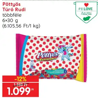 Spar Pöttyös Túró Rudi ajánlat