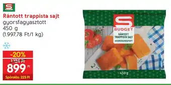 Rántott trappista sajt 450g
