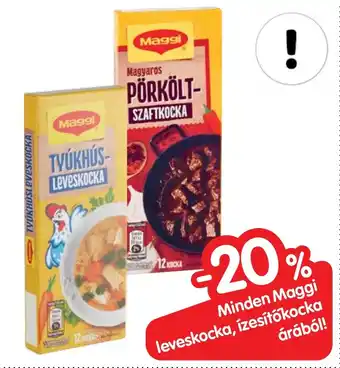 Spar Minden Maggi leveskocka, ízesítőkocka árából! ajánlat