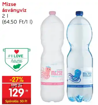 Spar Mizse ásványvíz 2l ajánlat