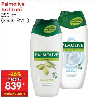 Spar Palmolive tusfürdő 250ml ajánlat