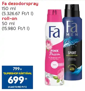 Spar Fa dezodorspray 150 ml ajánlat