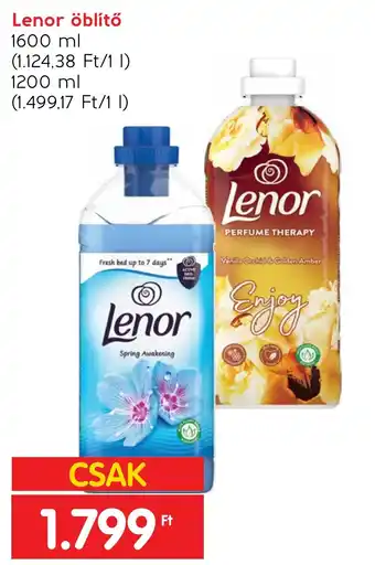 Spar Lenor öblítő 1600 ml ajánlat