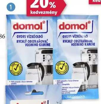 Rossmann DOMOL GYORS VÍZKŐOLDÓ 2x15g ajánlat