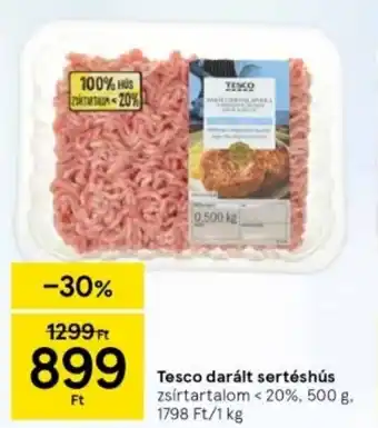 Tesco darált sertéshús, 500 g