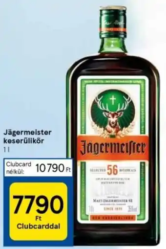 Jägermeister keserűlikőr 1l