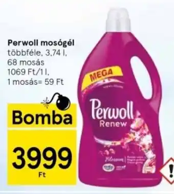 Tesco Perwoll mosógél többféle, 3,74l ajánlat