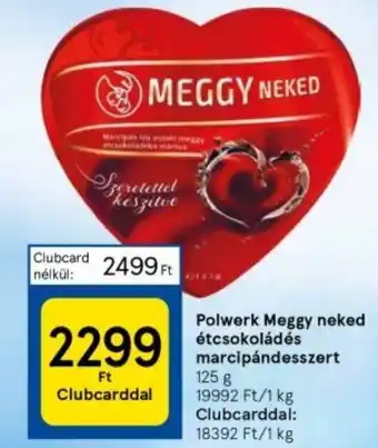 Polwerk Meggy neked étcsokoládés marcipándesszert 125g