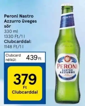 Peroni Nastro Azzurro üveges sör 330ml