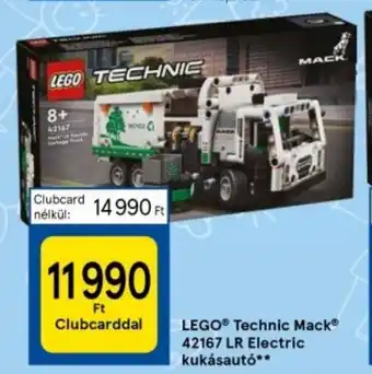 Tesco LEGO Technic Mack 42167 LR Electric kukásautó ajánlat
