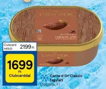 Tesco Carte d'Or Classic fagylalt 1l ajánlat