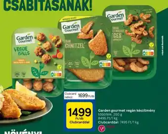Tesco Garden gourmet vegán készítmény többféle, 200 g ajánlat