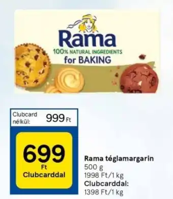 Tesco Rama téglamargarin 500 g ajánlat