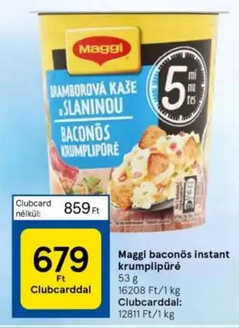 Tesco Maggi baconös instant krumplipüré 53 g ajánlat