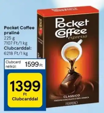 Pocket Coffee praliné 225 g