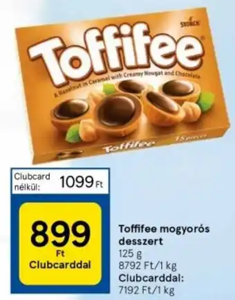 Tesco Toffifee mogyorós desszert 125 g ajánlat