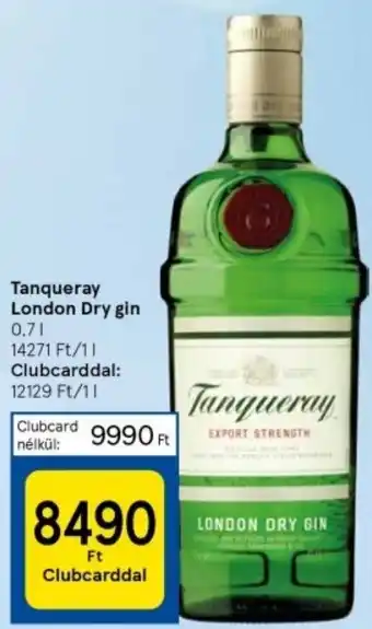 Tesco Tanqueray London Dry gin 0,7l ajánlat