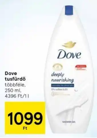 Tesco Dove tusfürdő 250ml ajánlat
