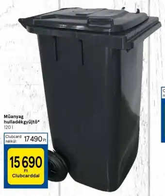 Tesco Műanyag hulladékgyűjtő 120l ajánlat