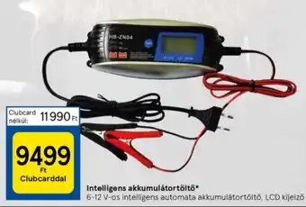 Tesco Intelligens akkumulátortöltő 6-12 V ajánlat