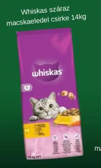 Fressnapf Whiskas száraz macskaeledel csirke 14kg ajánlat