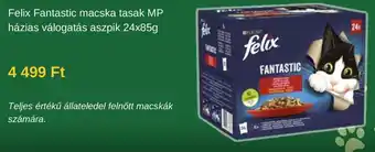 Felix Fantastic macska tasak MP házias válogatás aszpik 24x85g