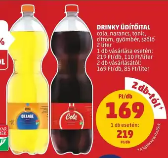 PENNY DRINKY ÜDÍTŐITAL 2 l ajánlat