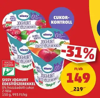 PENNY SISSY JOGHURT ÉDESÍTŐSZEREKKEL 150 g ajánlat