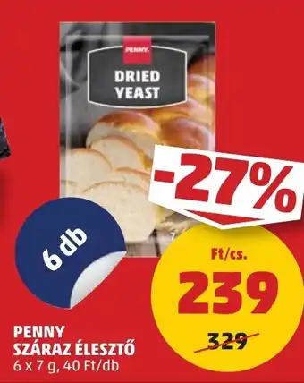 PENNY PENNY SZÁRAZ ÉLESZTŐ 6 x 7 g ajánlat