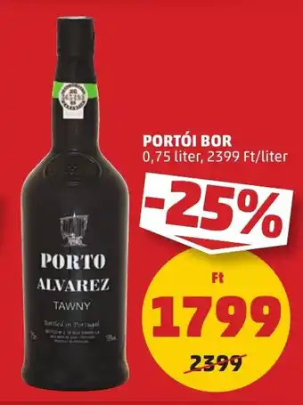 PENNY PORTÓI BOR 0,75 l ajánlat