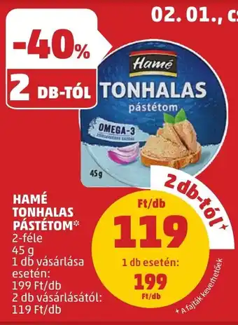 HAMÉ TONHALAS PÁSTÉTOM 45 g