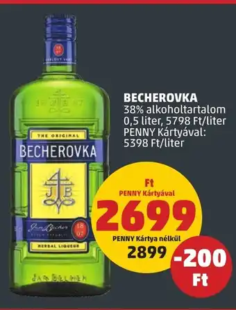 PENNY BECHEROVKA 0,5 l ajánlat