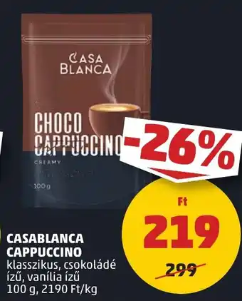 PENNY CASABLANCA CAPPUCCINO 100 g ajánlat