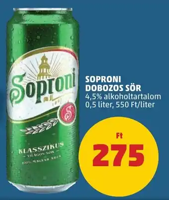 PENNY SOPRONI DOBOZOS SÖR 0.5l ajánlat