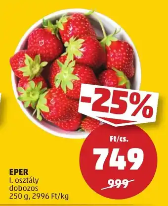 PENNY EPER I. osztály dobozos 250 g ajánlat