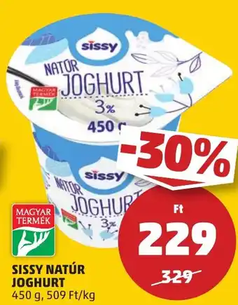 PENNY SISSY NATÚR JOGHURT 450 g ajánlat