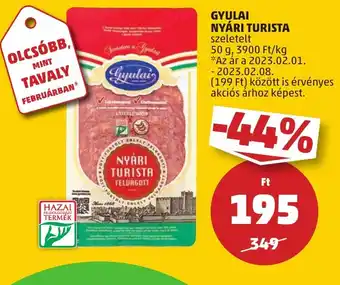PENNY GYULAI NYÁRI TURISTA 50g ajánlat