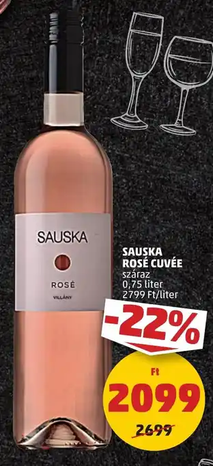 SAUSKA ROSÉ VILLANY 0.75l